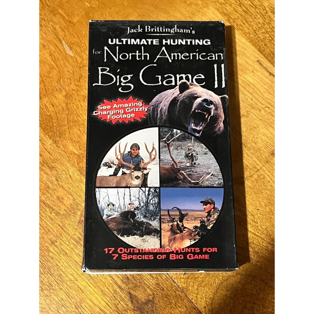 Ultimate Hunting for North American Big Game II VHS Jack Brittingham Briar Lakes